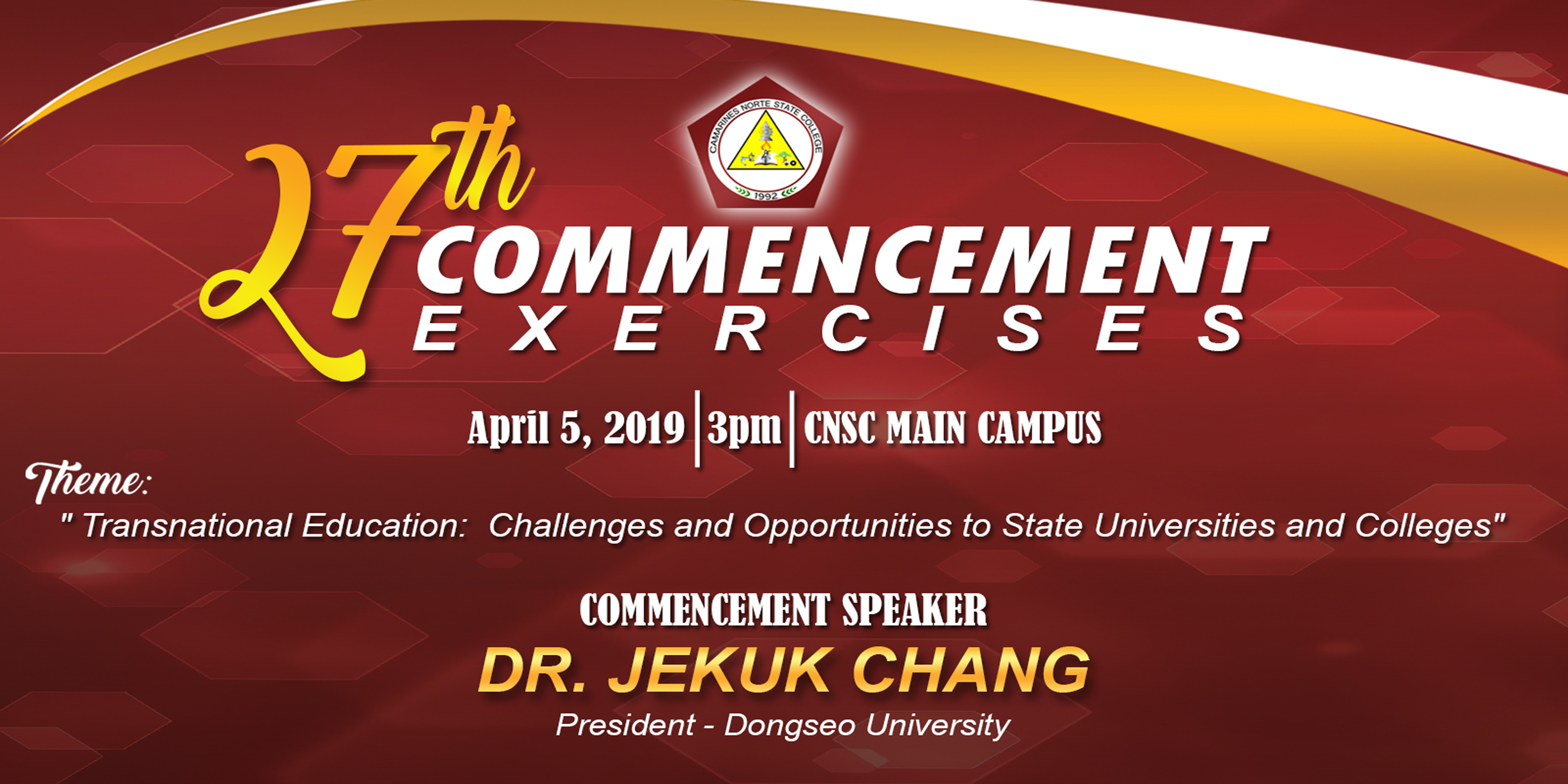 27th Commencement Exercises held
